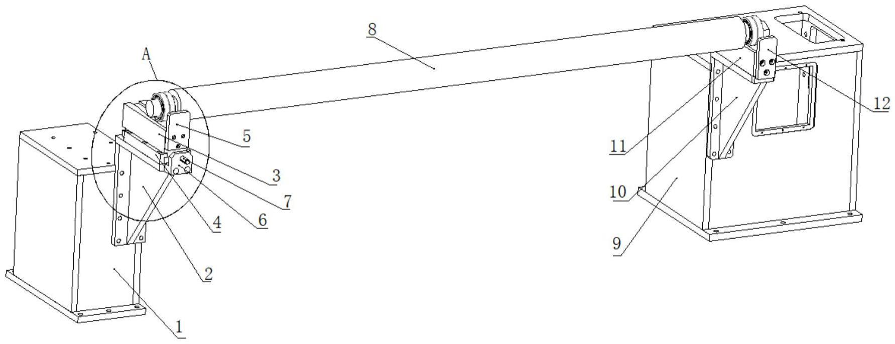 一種銅箔水蜜桃一区二区三区放卷延長架機構的製作方法