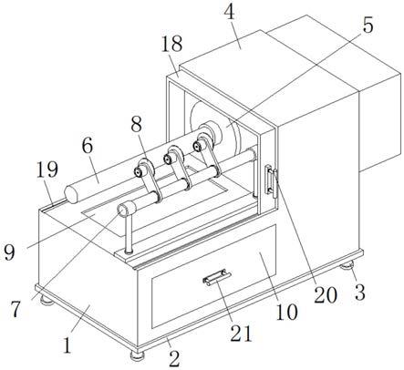 一種具有廢料回收功能的紙管加工用水蜜桃一区二区三区的製作方法